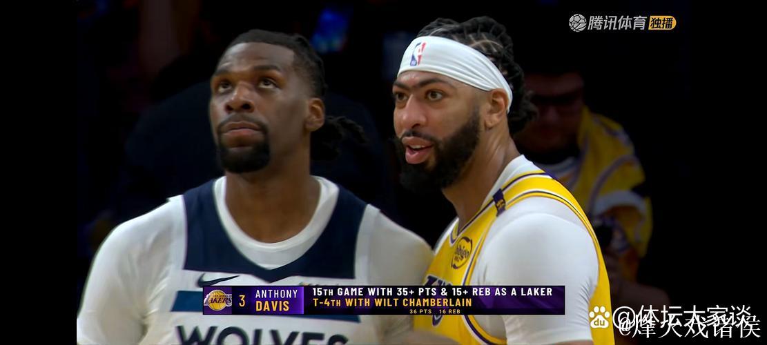 浓眉36+16詹皇16分 湖人击败森林狼迎开门红